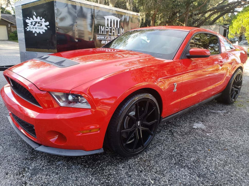 Ford Mustang Paint Protection Film in Imperium Tampa Mobile Detailing